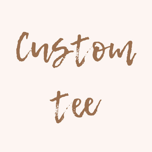 custom adult tee