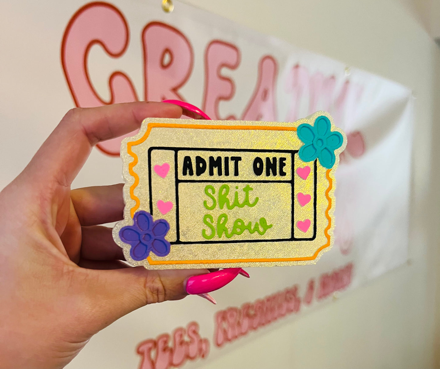 Admit one-shit show freshie